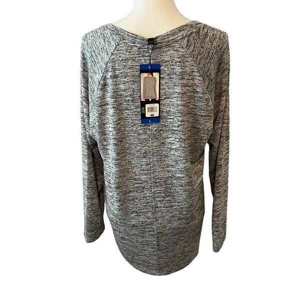 Banana Republic NWT Long Sleeve Gray Super Soft Top Size Large - Picture 3 of 6